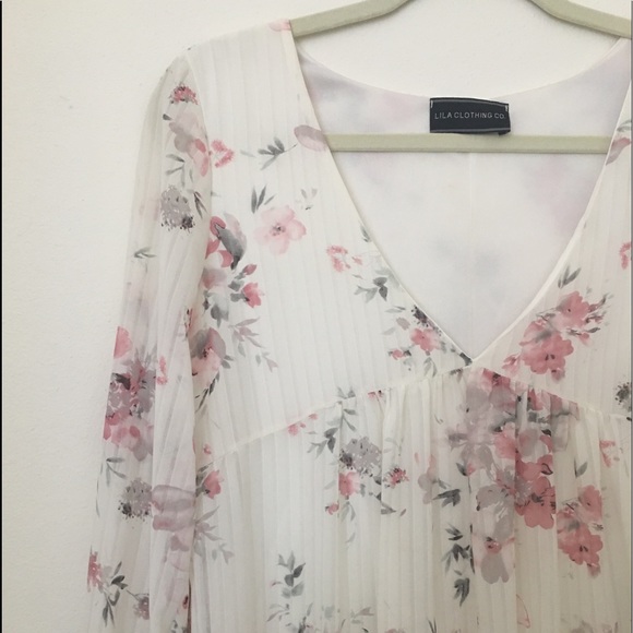 LILA CLOTHING CO. Floral printed shirt - Picture 3 of 4